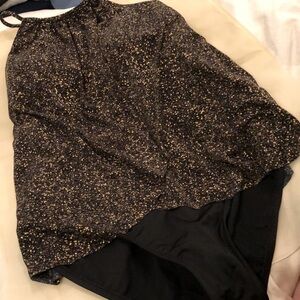 MAGICSUIT ONE PIECE SWIM SUIT in Black & Gold NWT sz 16